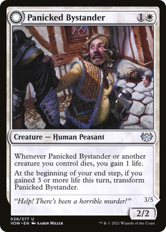 Panicked Bystander (28) [Innistrad: Crimson Vow] - Deck Out Gaming