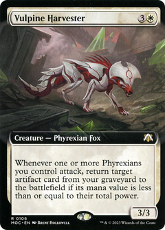 Vulpine Harvester (Extended Art) (106) [March of the Machine Commander] foil - Deck Out Gaming