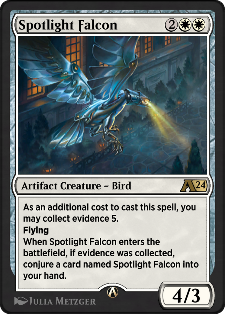 Spotlight Falcon (3) [Alchemy: Murders at Karlov Manor ] - Deck Out Gaming