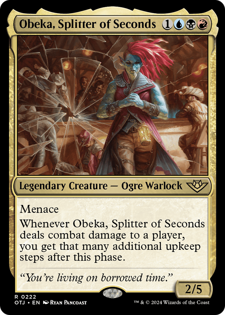 Obeka, Splitter of Seconds (222) [Outlaws of Thunder Junction] foil - Deck Out Gaming