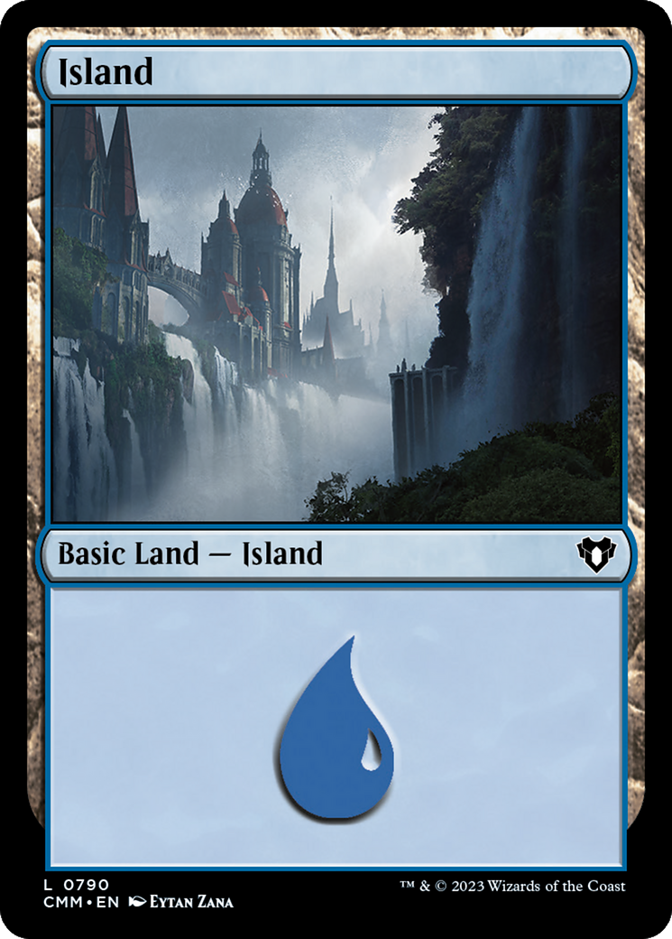 Island (0790) (790) [Commander Masters] - Deck Out Gaming