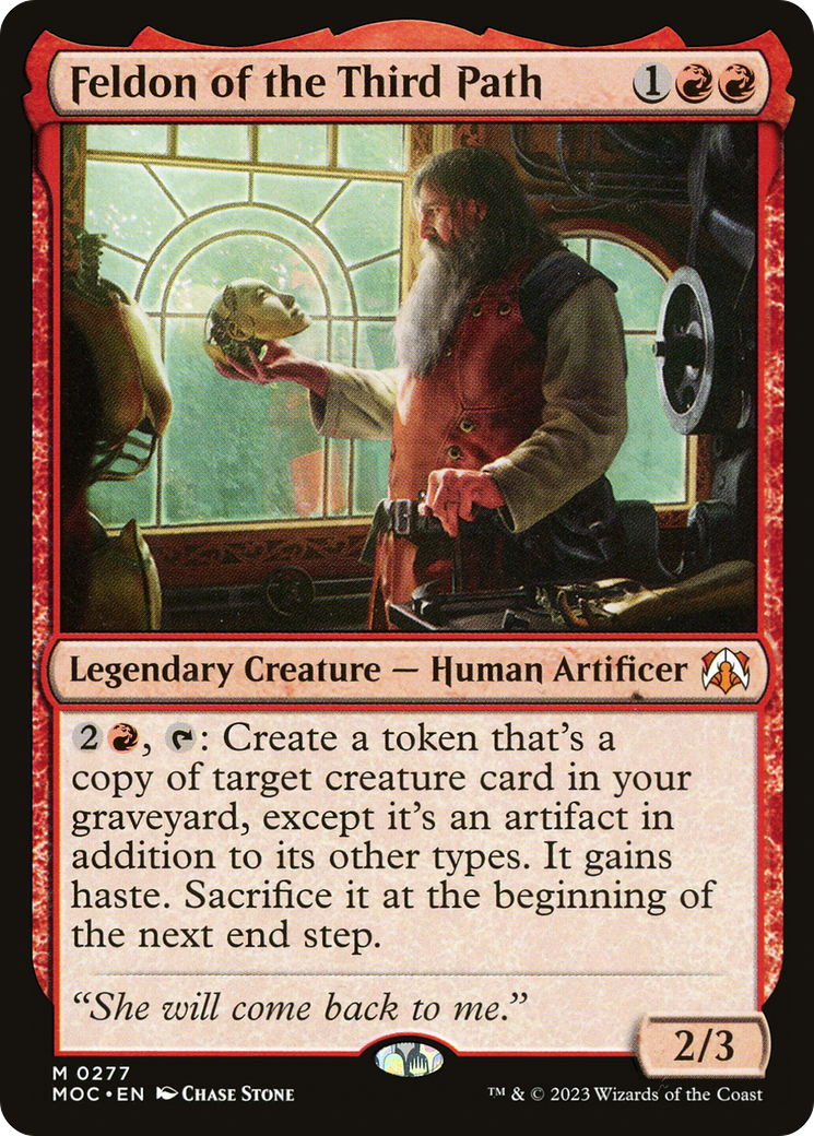 Feldon of the Third Path (277) [March of the Machine Commander] - Deck Out Gaming