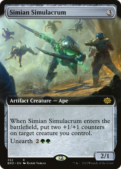 Simian Simulacrum (Extended Art) (352) [The Brothers' War] - Deck Out Gaming