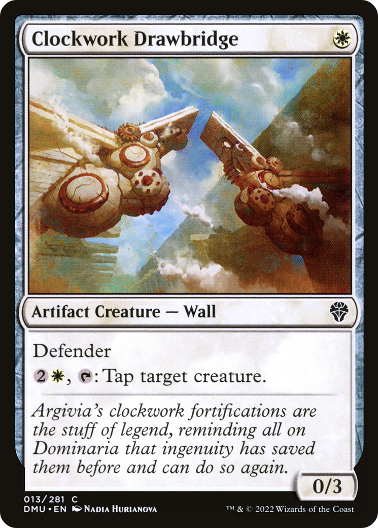 Clockwork Drawbridge (13) [Dominaria United] foil - Deck Out Gaming