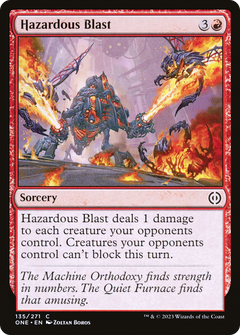 Hazardous Blast (135) [Phyrexia: All Will Be One] - Deck Out Gaming