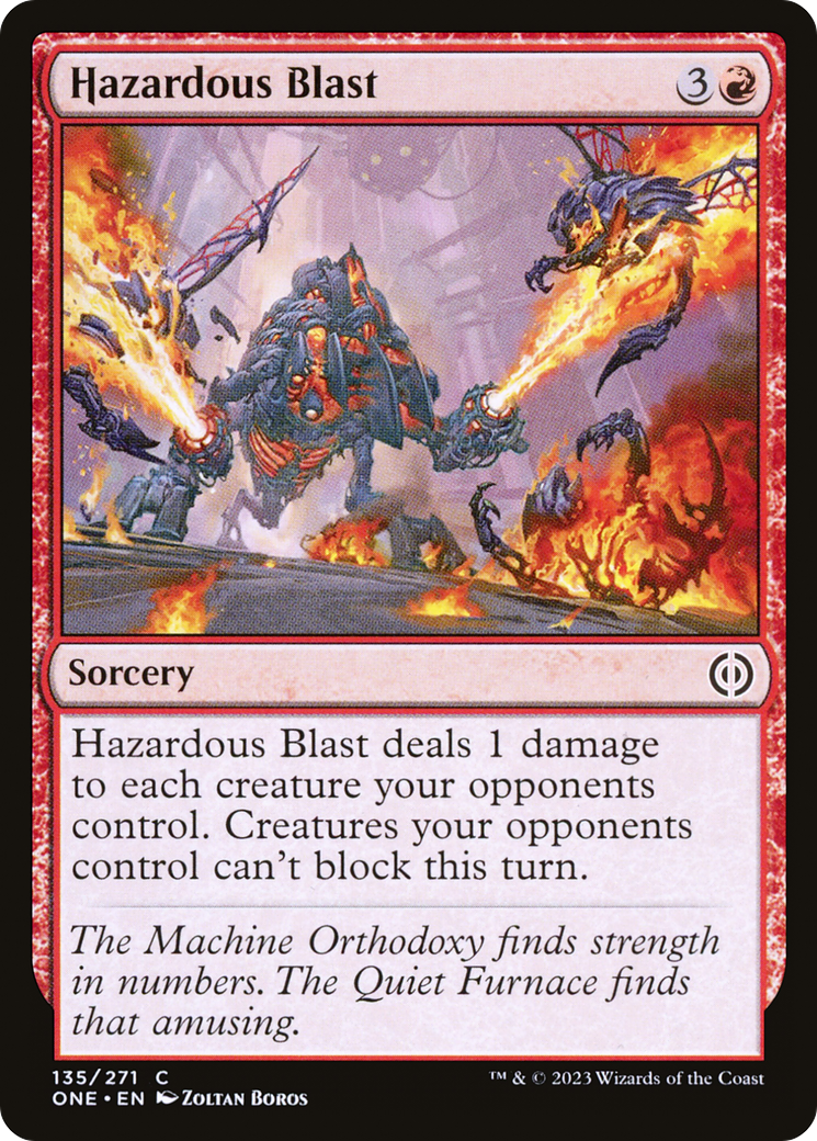 Hazardous Blast (135) [Phyrexia: All Will Be One] - Deck Out Gaming