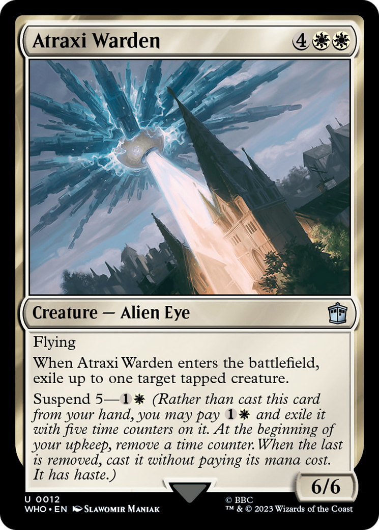 Atraxi Warden (12) [Doctor Who] foil - Deck Out Gaming