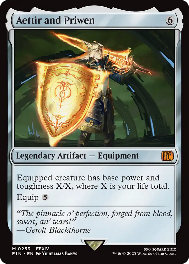 Aettir and Priwen (253) [FINAL FANTASY] foil - Deck Out Gaming