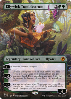 Ellywick Tumblestrum (Borderless) (286) [Adventures in the Forgotten Realms] foil - Deck Out Gaming