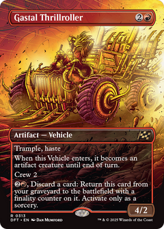 Gastal Thrillroller (Borderless) (313) [Aetherdrift] foil - Deck Out Gaming