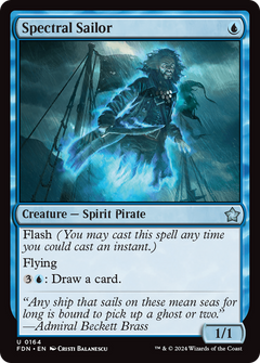 Spectral Sailor (164) [Foundations] foil - Deck Out Gaming