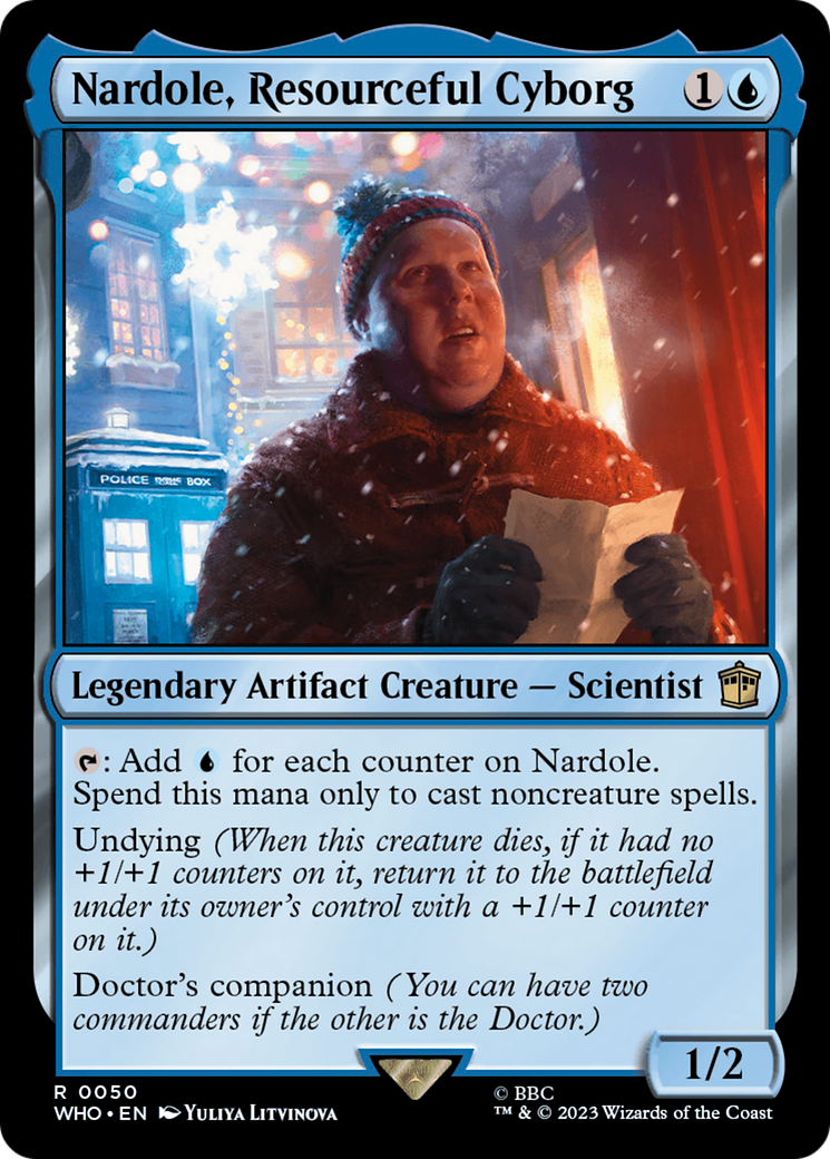 Nardole, Resourceful Cyborg (50) [Doctor Who] foil - Deck Out Gaming