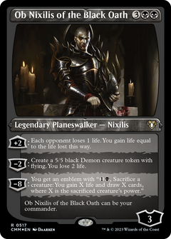 Ob Nixilis of the Black Oath (517) [Commander Masters] etched - Deck Out Gaming