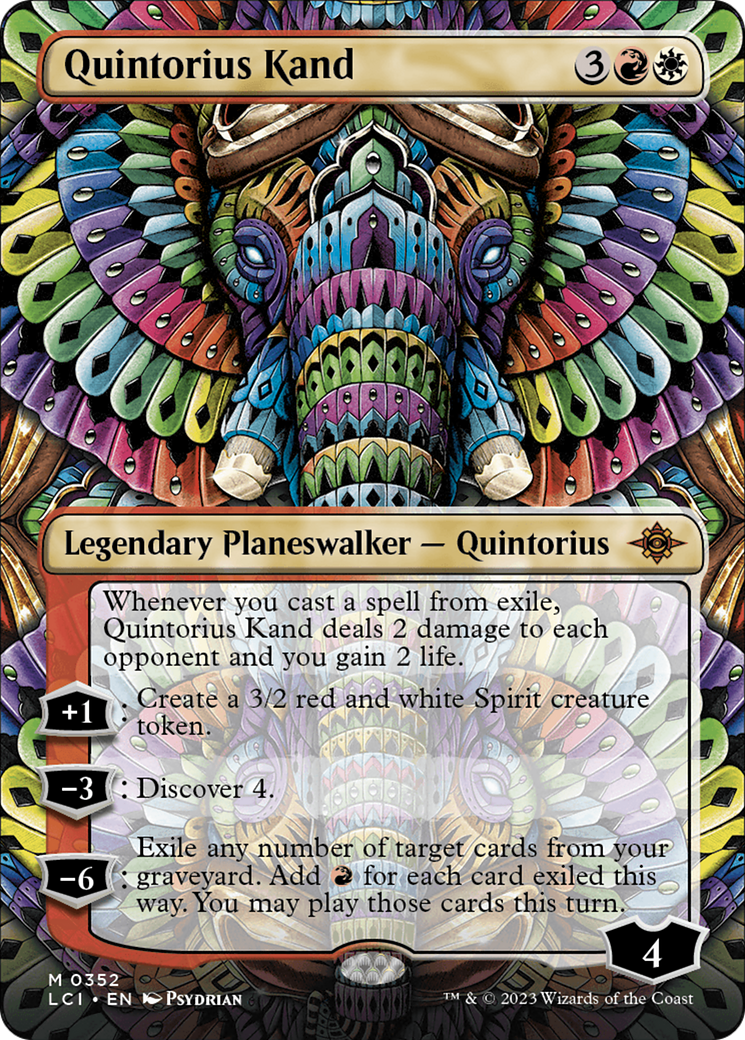 Quintorius Kand (0352) (Borderless) (352) [The Lost Caverns of Ixalan] foil - Deck Out Gaming