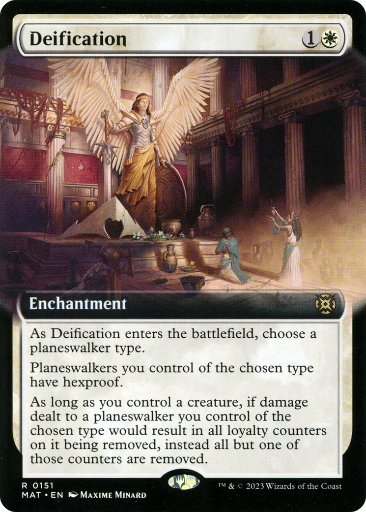 Deification (Extended Art) (151) [March of the Machine: The Aftermath] - Deck Out Gaming
