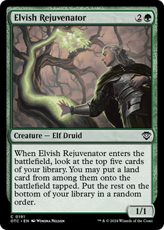 Elvish Rejuvenator (191) [Outlaws of Thunder Junction Commander] - Deck Out Gaming