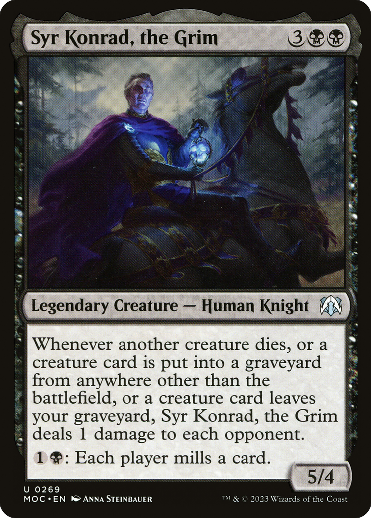 Syr Konrad, the Grim (269) [March of the Machine Commander] - Deck Out Gaming