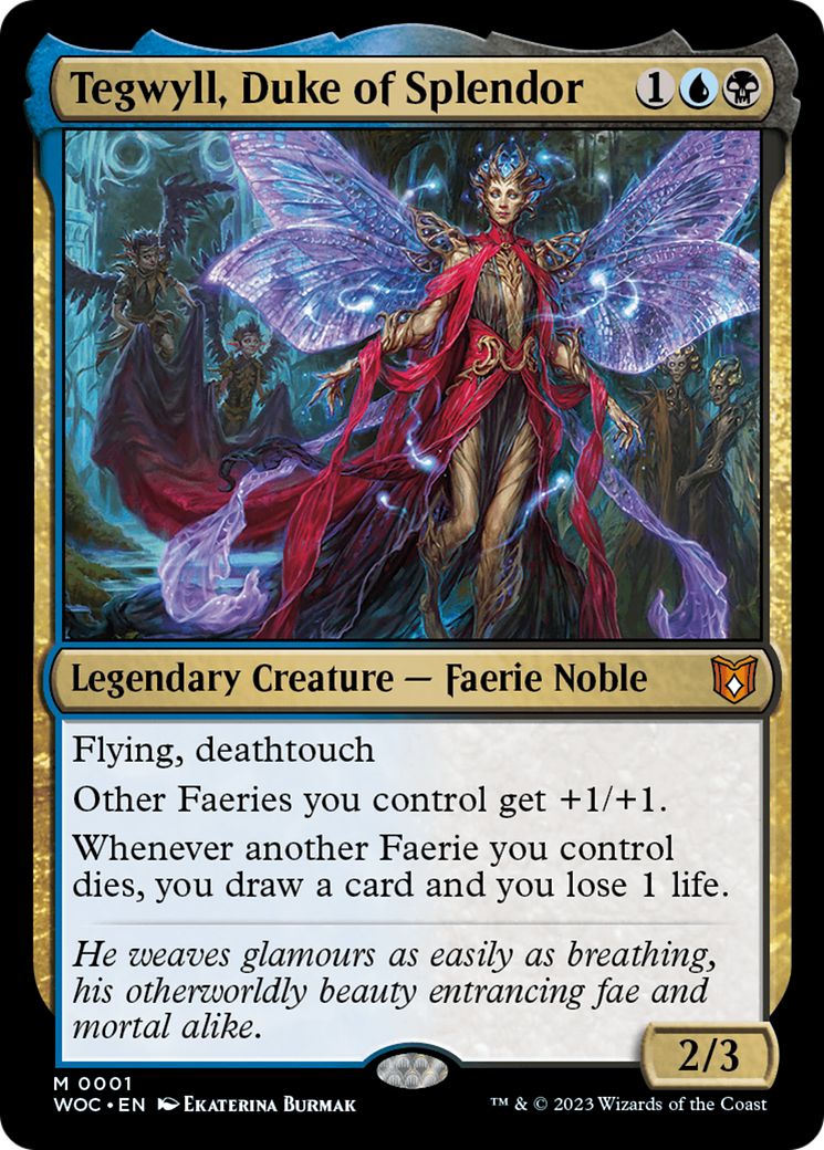 Tegwyll, Duke of Splendor (1) [Wilds of Eldraine Commander] foil - Deck Out Gaming