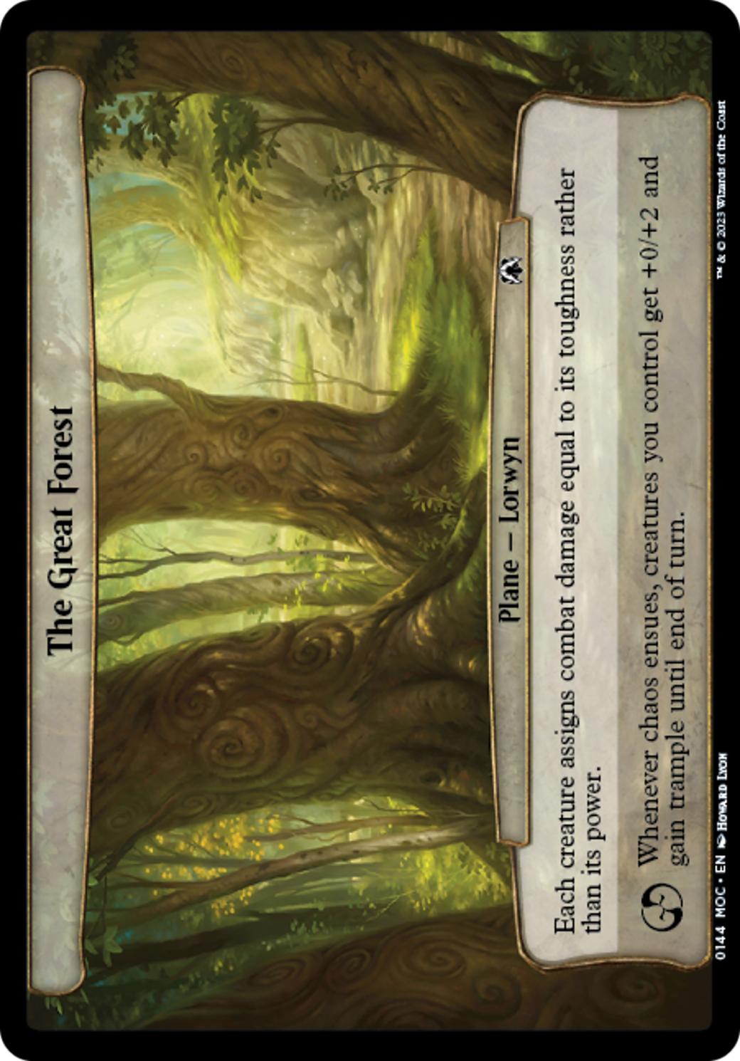 The Great Forest (144) [March of the Machine Commander] - Deck Out Gaming
