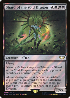Shard of the Void Dragon (Surge Foil) (56) [Warhammer 40,000 Commander] foil - Deck Out Gaming