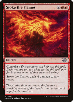 Stoke the Flames (166) [March of the Machine] foil - Deck Out Gaming
