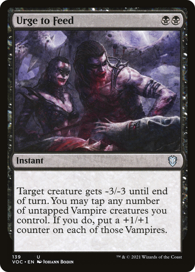 Urge to Feed (139) [Commander: Innistrad: Crimson Vow] - Deck Out Gaming