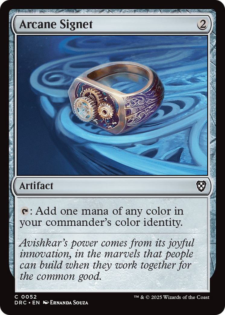 Arcane Signet (0052) (52) [Commander: Aetherdrift] - Deck Out Gaming