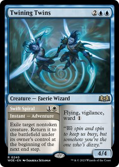 Twining Twins (240) [Wilds of Eldraine] foil - Deck Out Gaming