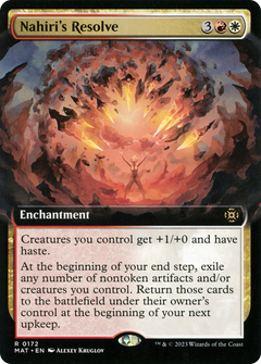 Nahiri's Resolve (Extended Art) (172) [March of the Machine: The Aftermath] foil - Deck Out Gaming