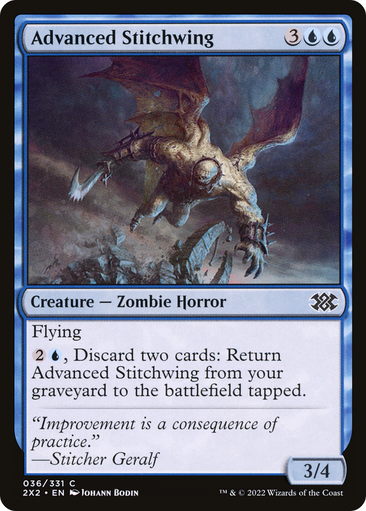 Advanced Stitchwing (36) [Double Masters 2022] foil - Deck Out Gaming
