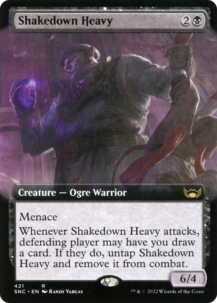 Shakedown Heavy (Extended Art) (421) [Streets of New Capenna] foil - Deck Out Gaming