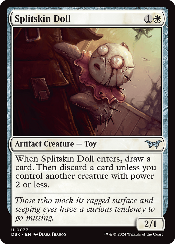 Splitskin Doll (33) [Duskmourn: House of Horror] foil - Deck Out Gaming