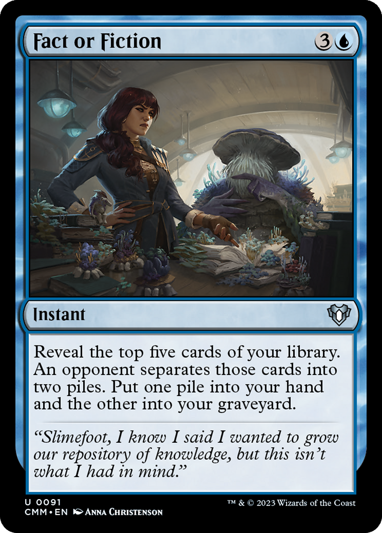 Fact or Fiction (91) [Commander Masters] foil - Deck Out Gaming