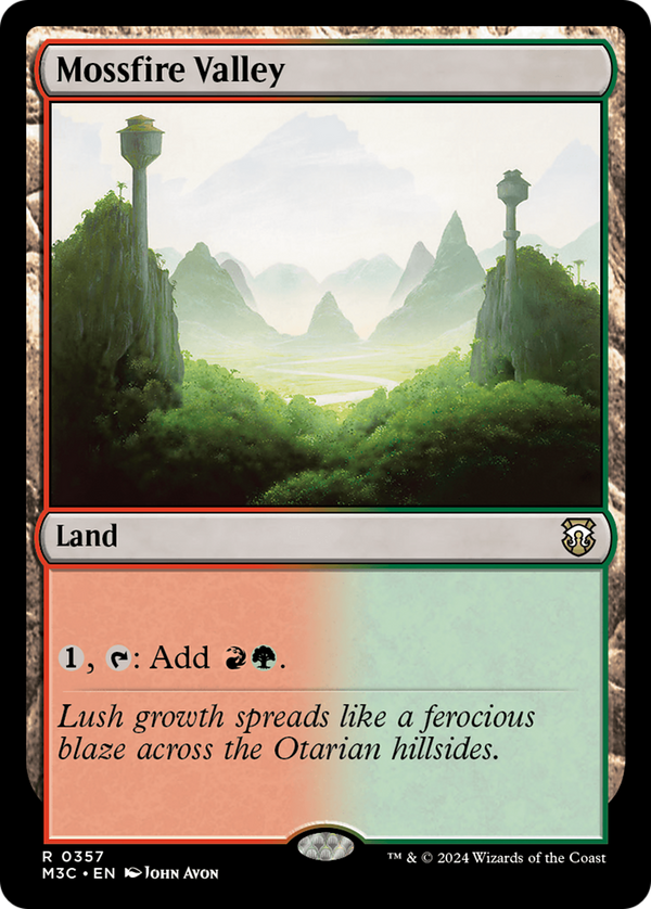Mossfire Valley (357) [Modern Horizons 3 Commander] - Deck Out Gaming