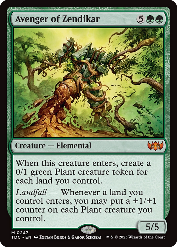 Avenger of Zendikar (247) [Commander: Tarkir: Dragonstorm] - Deck Out Gaming