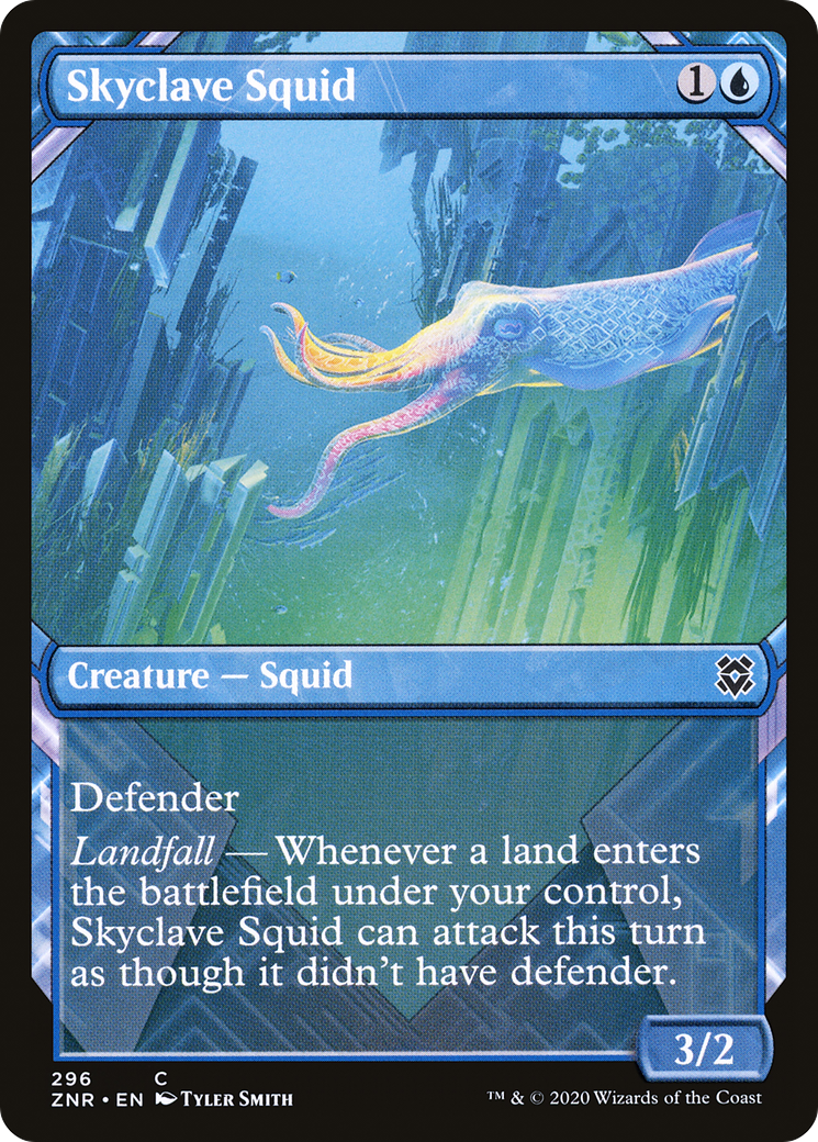 Skyclave Squid (Showcase) (296) [Zendikar Rising] foil - Deck Out Gaming