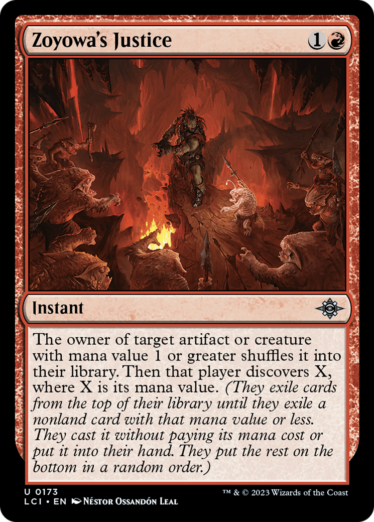 Zoyowa's Justice (173) [The Lost Caverns of Ixalan] foil - Deck Out Gaming