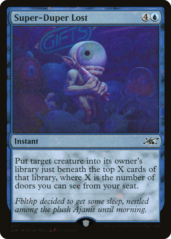 Super-Duper Lost (Galaxy Foil) (345) [Unfinity] foil - Deck Out Gaming