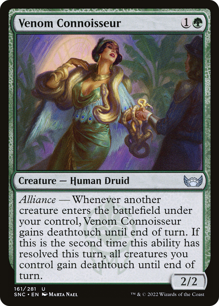 Venom Connoisseur (161) [Streets of New Capenna] foil - Deck Out Gaming