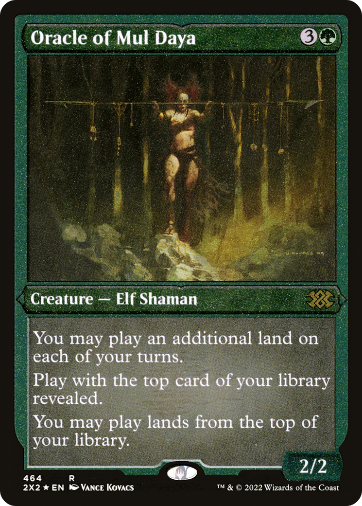 Oracle of Mul Daya (Foil Etched) (464) [Double Masters 2022] foil - Deck Out Gaming