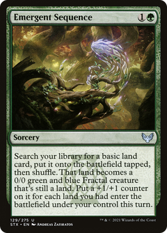 Emergent Sequence (129) [Strixhaven: School of Mages] - Deck Out Gaming