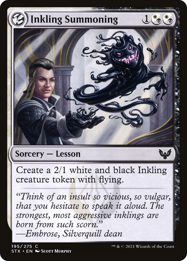 Inkling Summoning (195) [Strixhaven: School of Mages] foil - Deck Out Gaming