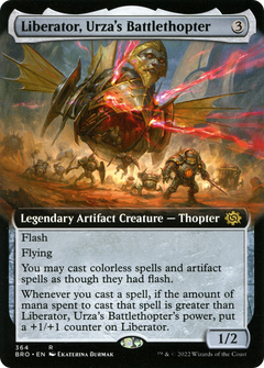 Liberator, Urza's Battlethopter (Extended Art) (364) [The Brothers' War] foil - Deck Out Gaming