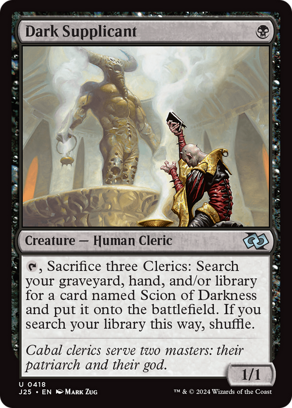 Dark Supplicant (418) [Foundations Jumpstart] - Deck Out Gaming