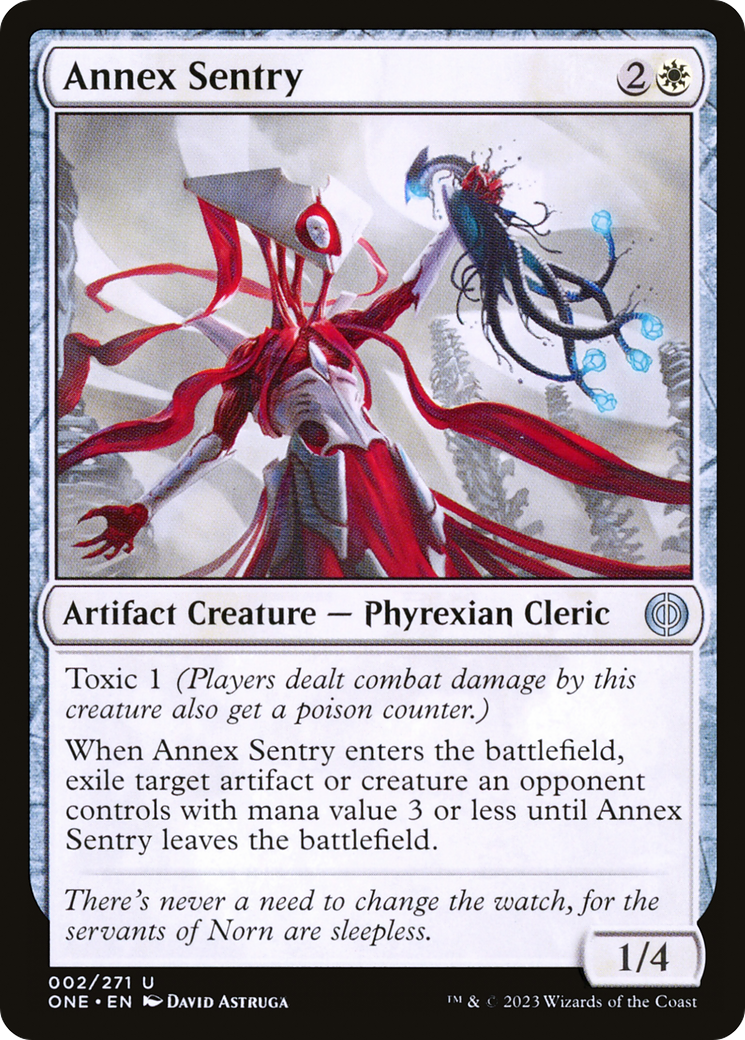 Annex Sentry (2) [Phyrexia: All Will Be One] foil - Deck Out Gaming