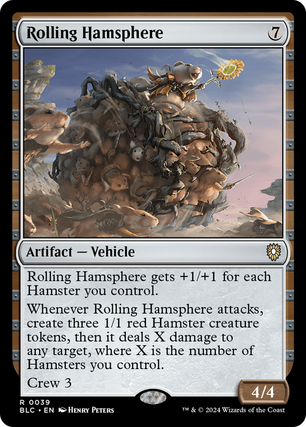 Rolling Hamsphere (39) [Bloomburrow Commander] - Deck Out Gaming