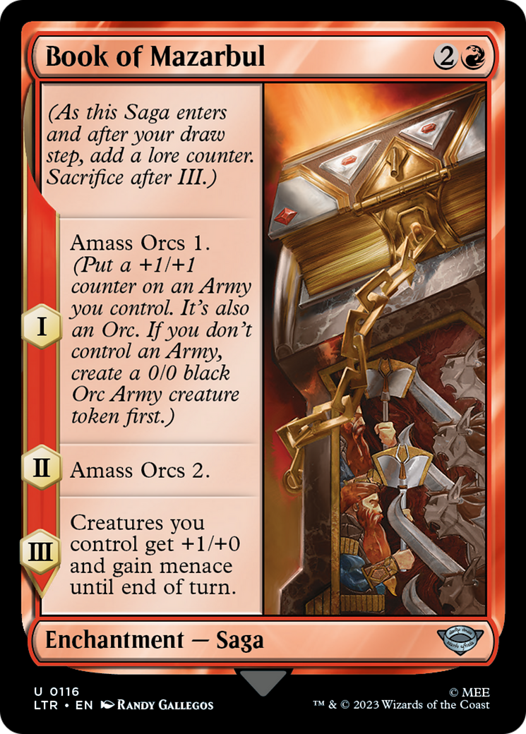 Book of Mazarbul (116) [The Lord of the Rings: Tales of Middle-earth] foil - Deck Out Gaming