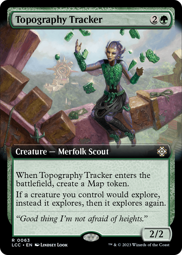 Topography Tracker (Extended Art) (63) [The Lost Caverns of Ixalan Commander] - Deck Out Gaming