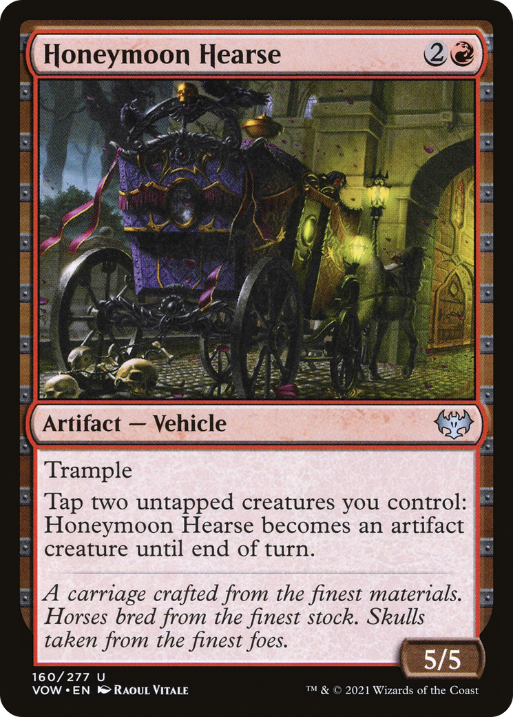 Honeymoon Hearse (160) [Innistrad: Crimson Vow] foil - Deck Out Gaming
