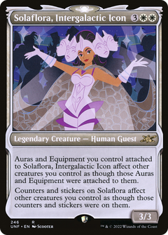 Solaflora, Intergalactic Icon (Showcase) (246) [Unfinity] - Deck Out Gaming